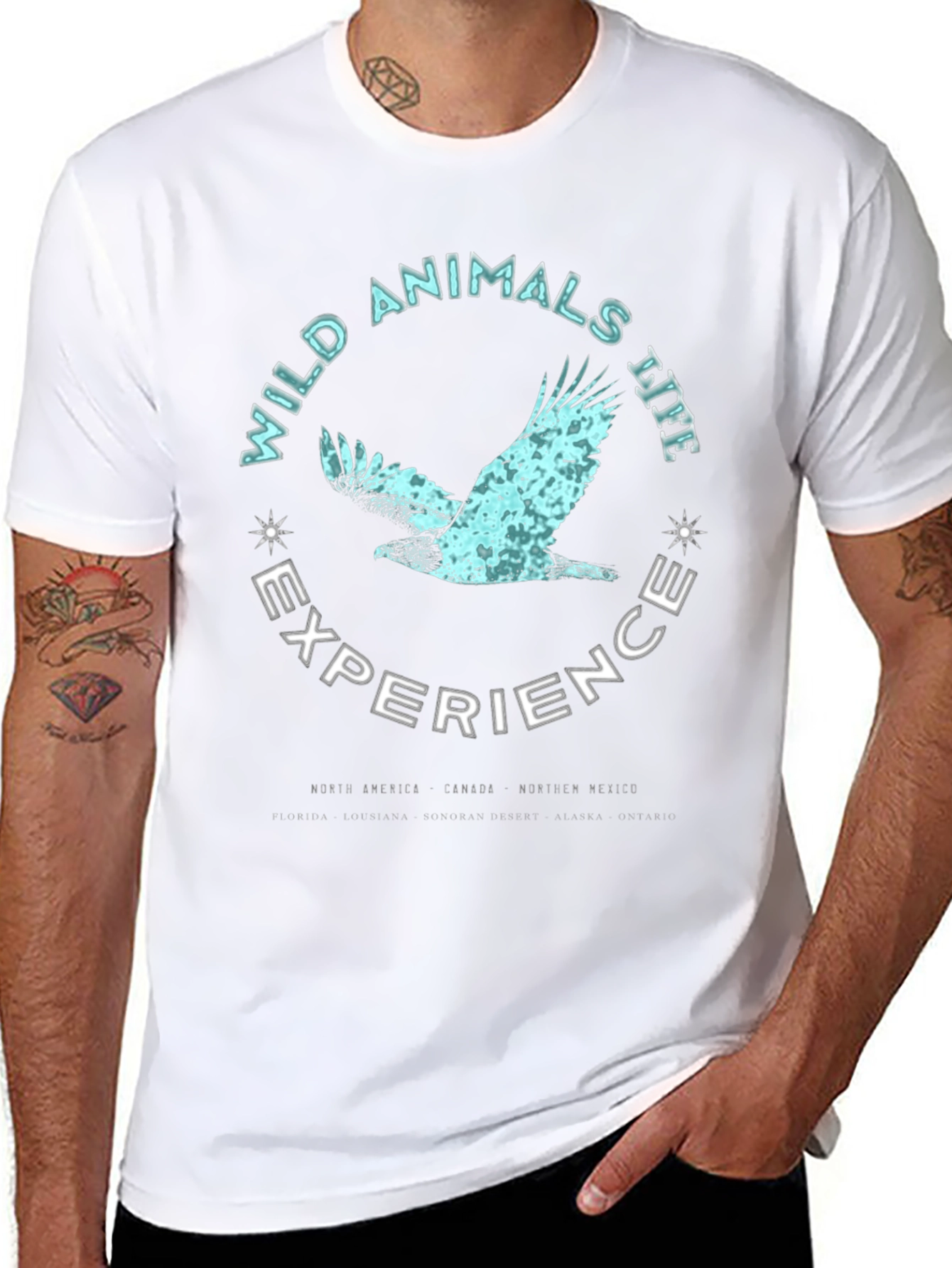 Wild Animals Life Experience Graphic Tee