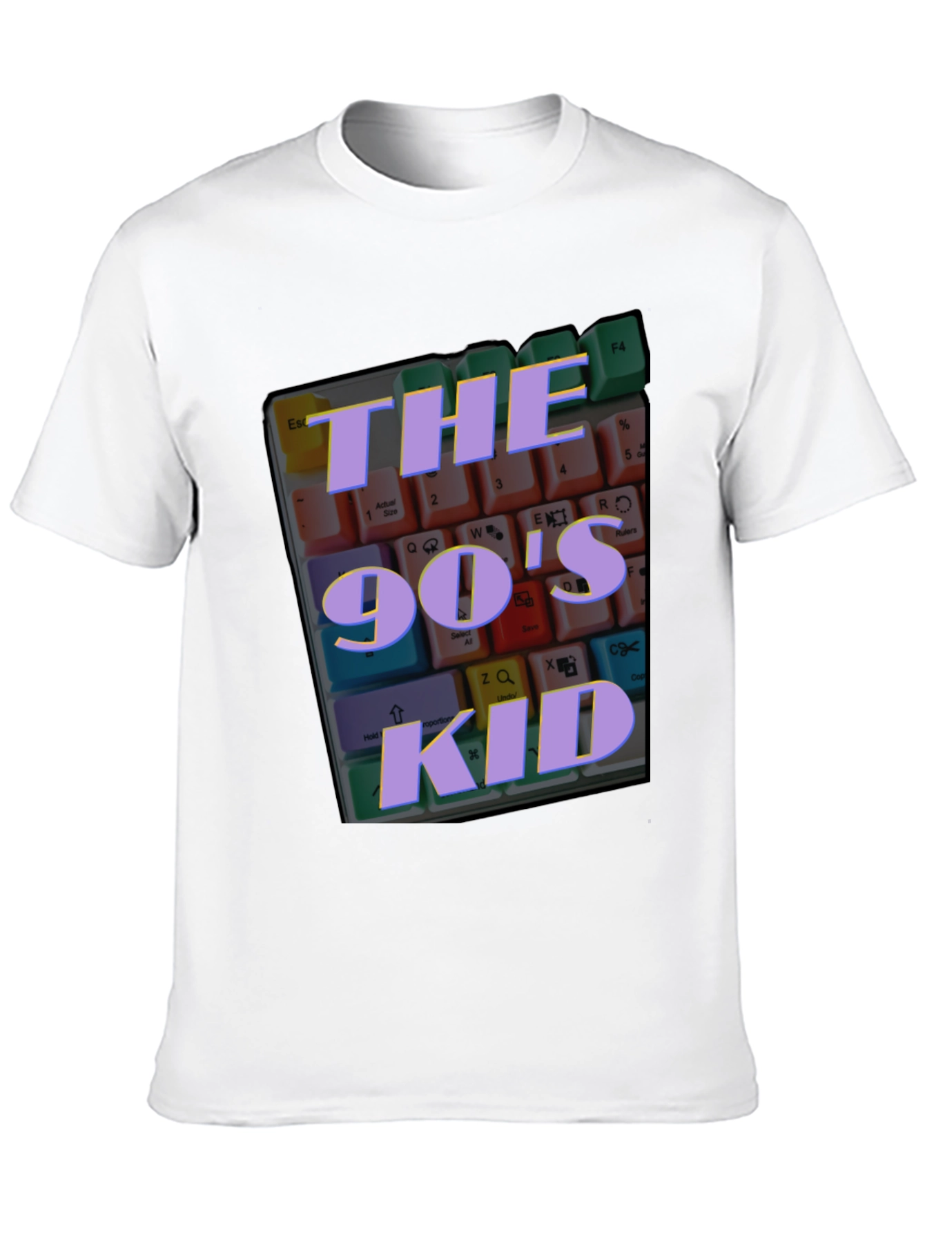 90s Kid Keyboard T-Shirt - Retro Nostalgia