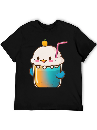 Kawaii Dessert Drink Graphic Tee - Unisex