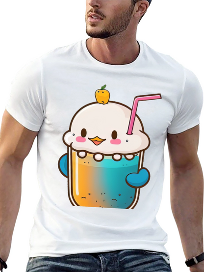 Kawaii Dessert Drink Graphic Tee - Unisex