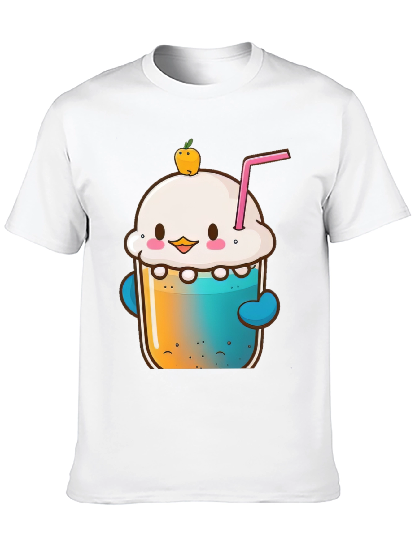 Kawaii Dessert Drink Graphic Tee - Unisex