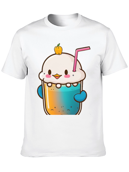 Kawaii Dessert Drink Graphic Tee - Unisex