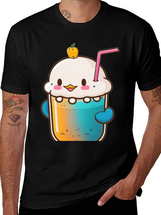 Kawaii Dessert Drink Graphic Tee - Unisex