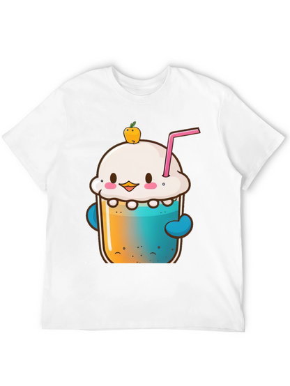 Kawaii Dessert Drink Graphic Tee - Unisex