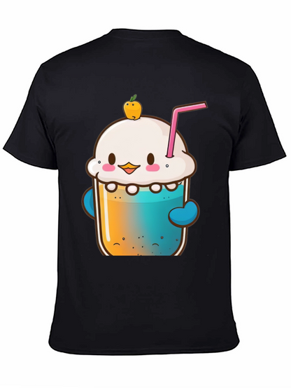 Kawaii Dessert Drink Graphic Tee - Unisex