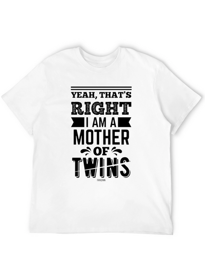 Mother of Twins Black T-Shirt