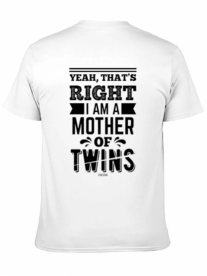 Mother of Twins Black T-Shirt