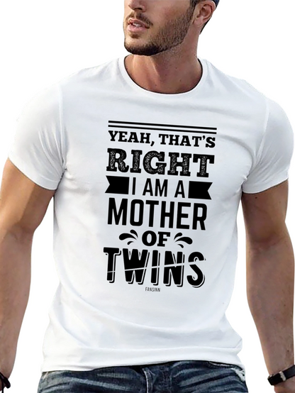 Mother of Twins Black T-Shirt