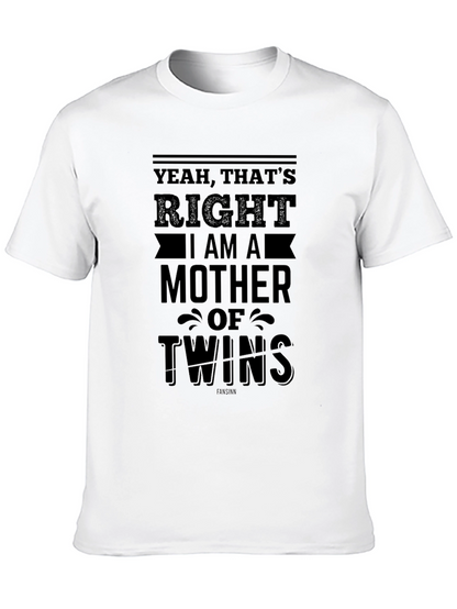 Mother of Twins Black T-Shirt