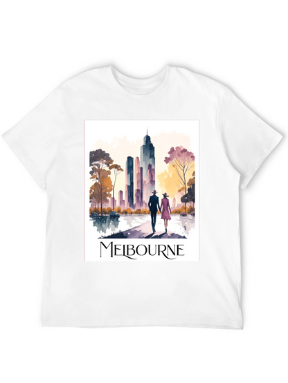 Melbourne Skyline T-Shirt: Stylish Cityscape Tee
