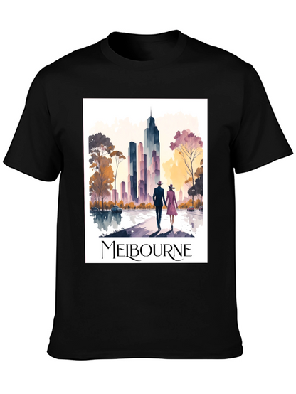Melbourne Skyline T-Shirt: Stylish Cityscape Tee