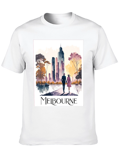 Melbourne Skyline T-Shirt: Stylish Cityscape Tee