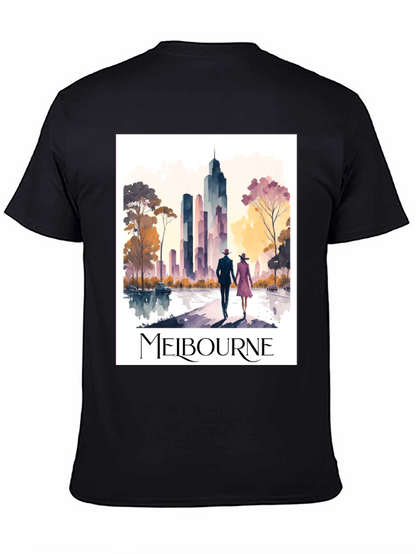 Melbourne Skyline T-Shirt: Stylish Cityscape Tee