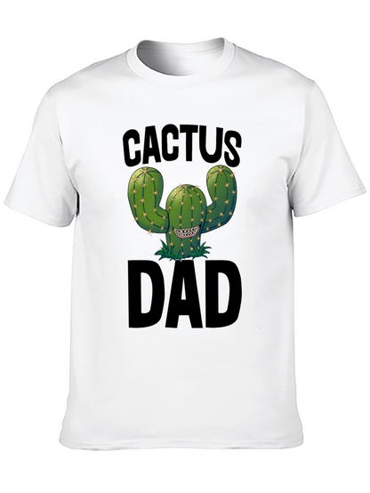 Cactus Dad Black Graphic Tee