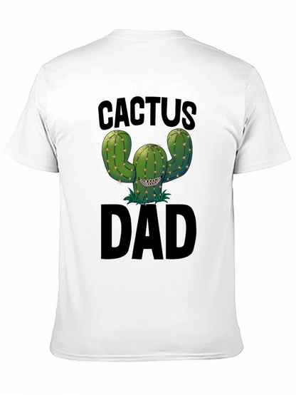 Cactus Dad Black Graphic Tee