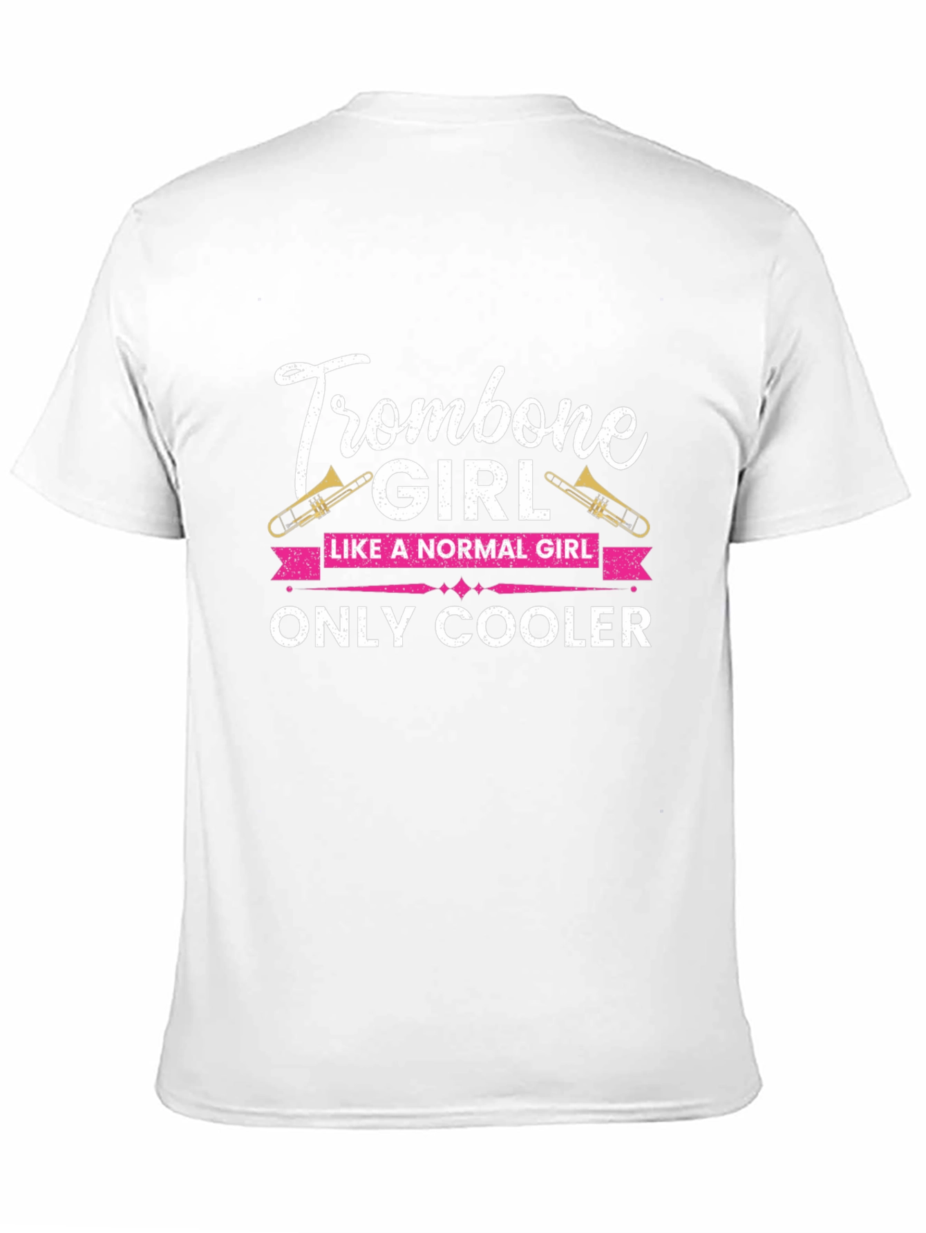 Trombone Girl T-Shirt - Music Lover Gift