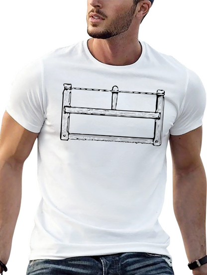 Hand Saw Graphic T-Shirt - Carpentry Tool Design