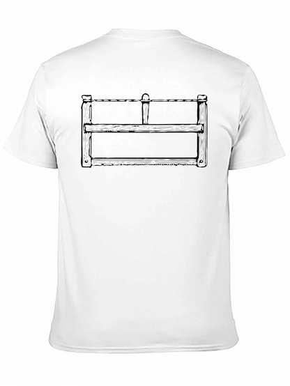 Hand Saw Graphic T-Shirt - Carpentry Tool Design