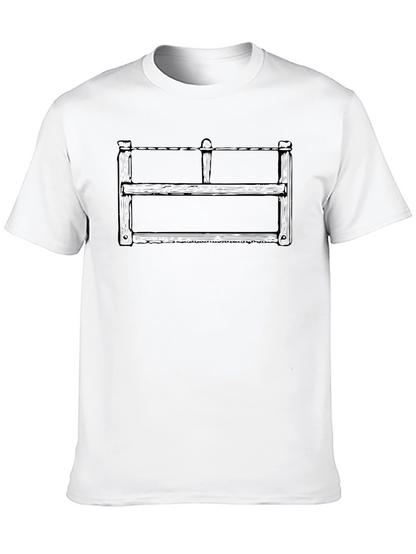 Hand Saw Graphic T-Shirt - Carpentry Tool Design