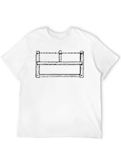 Hand Saw Graphic T-Shirt - Carpentry Tool Design
