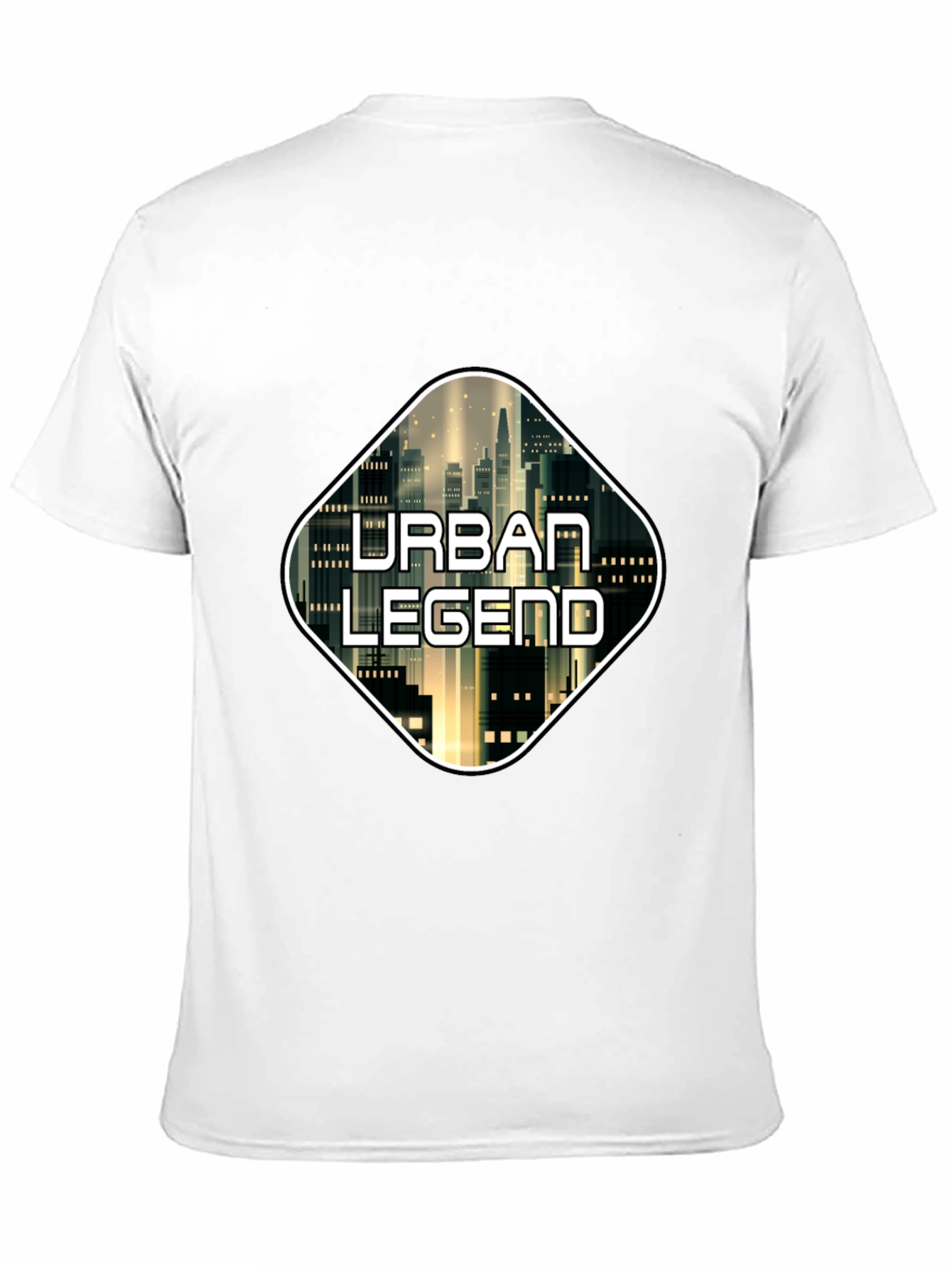 Urban Legend Black Graphic T-Shirt
