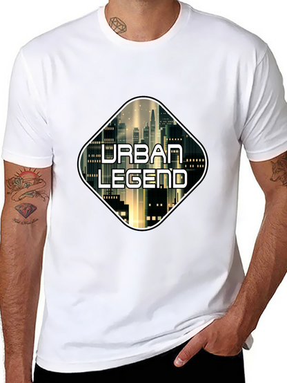 Urban Legend Black Graphic T-Shirt