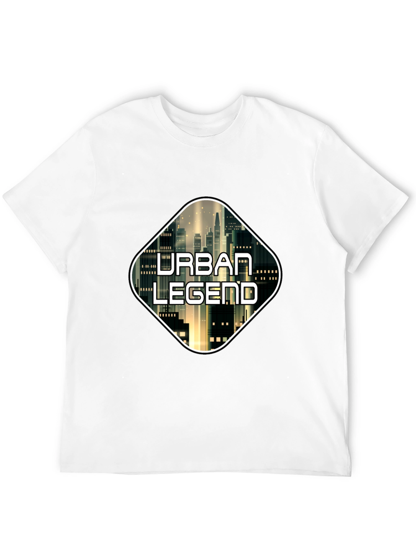 Urban Legend Black Graphic T-Shirt
