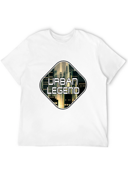 Urban Legend Black Graphic T-Shirt