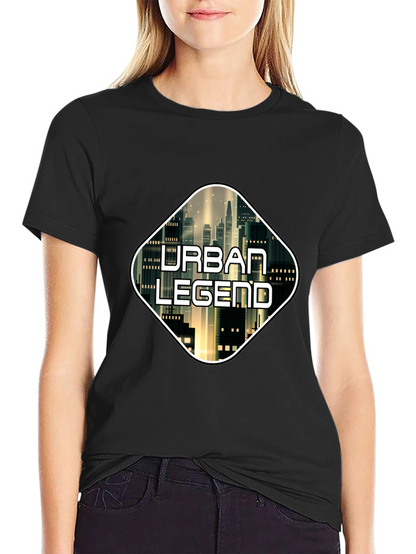 Urban Legend Black Graphic T-Shirt