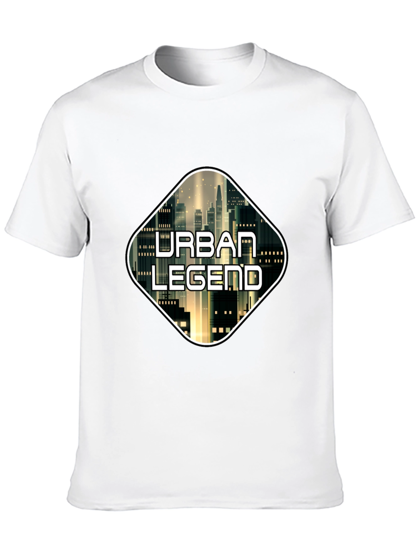 Urban Legend Black Graphic T-Shirt