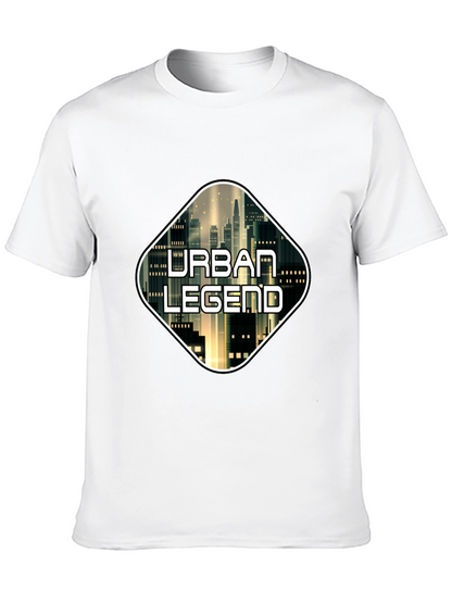 Urban Legend Black Graphic T-Shirt