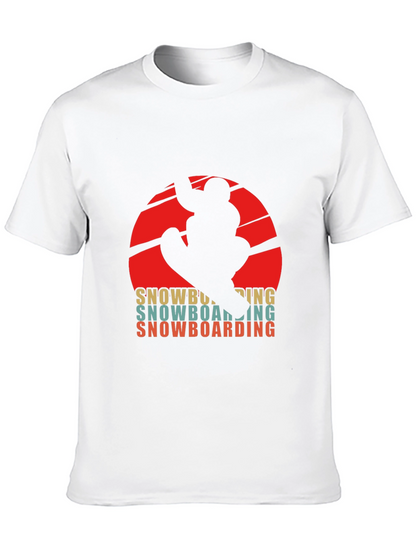 Retro Snowboarding T-Shirt - Winter Sports Graphic Tee