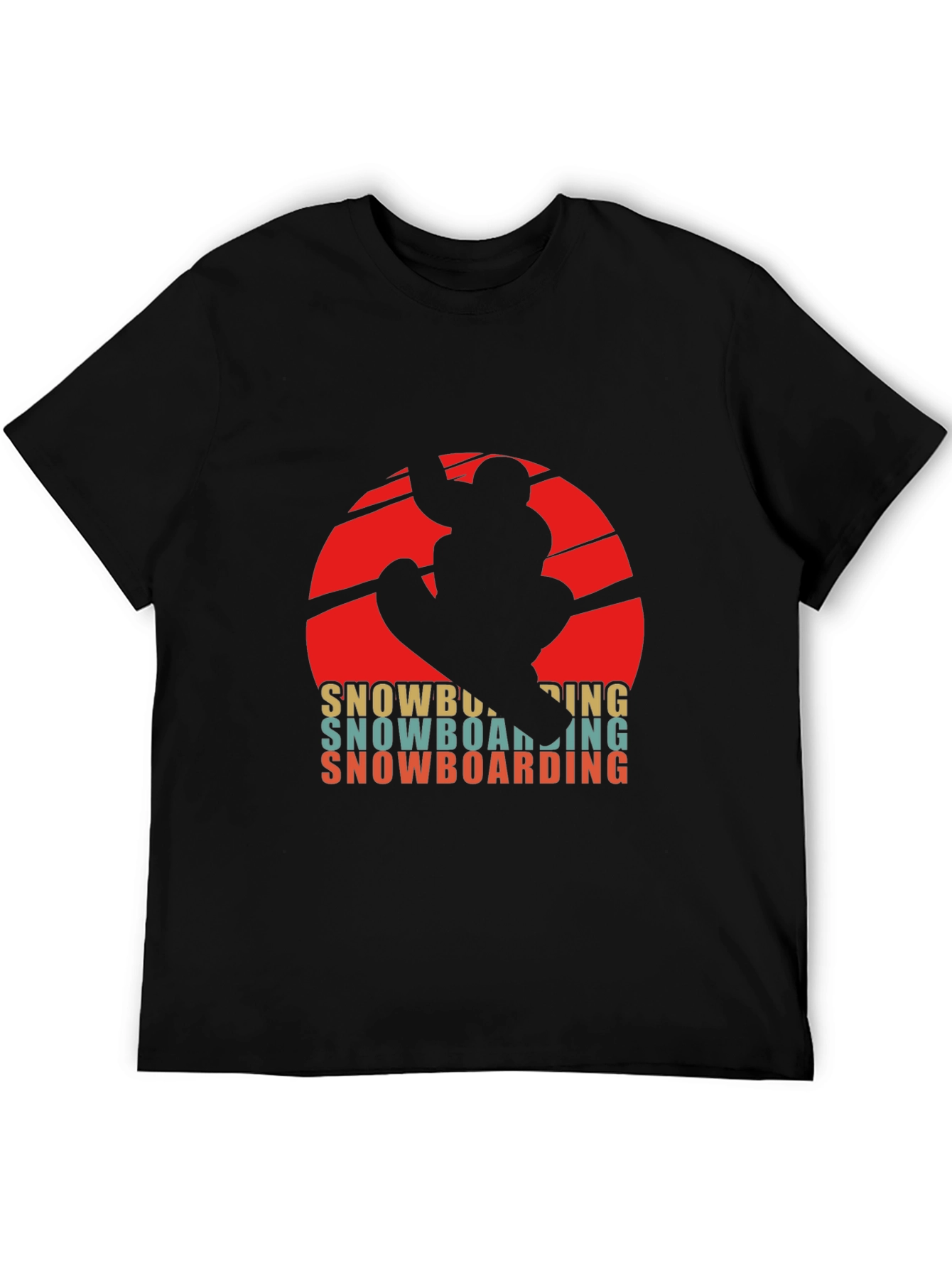 Retro Snowboarding T-Shirt - Winter Sports Graphic Tee
