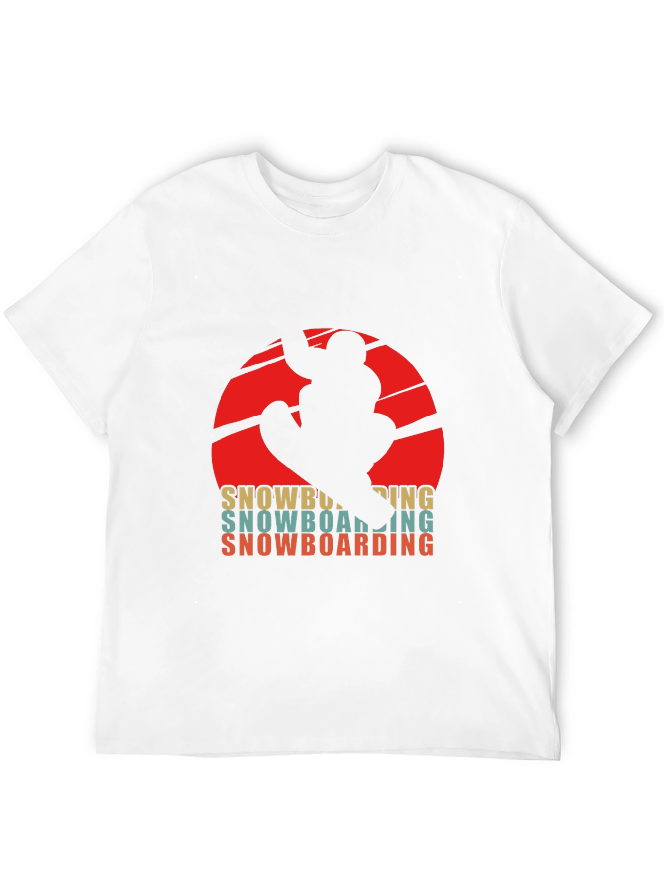 Retro Snowboarding T-Shirt - Winter Sports Graphic Tee