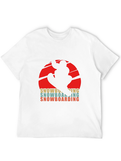 Retro Snowboarding T-Shirt - Winter Sports Graphic Tee