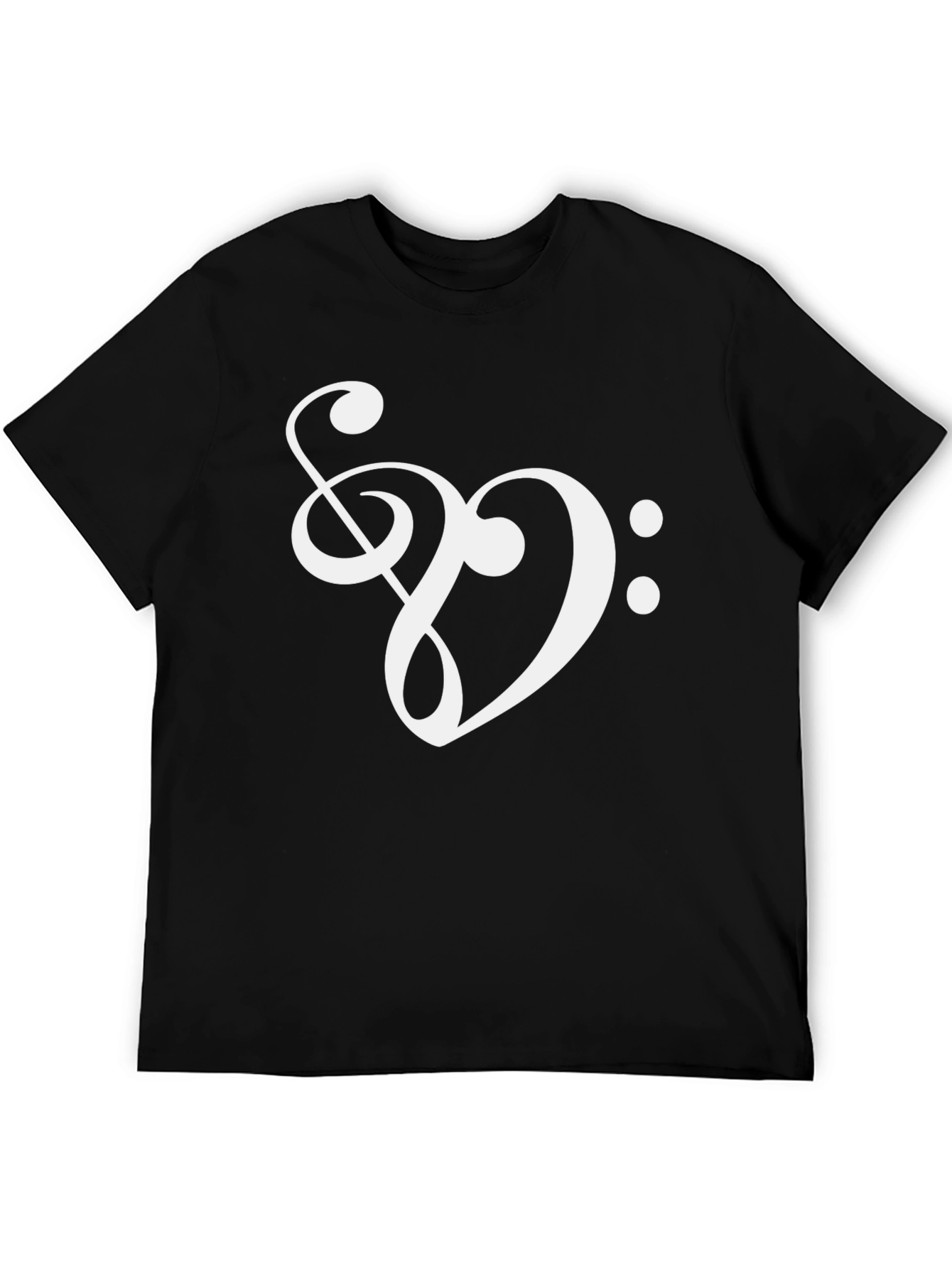 Musical Note Heart T-Shirt - Unique Music Lover Gift