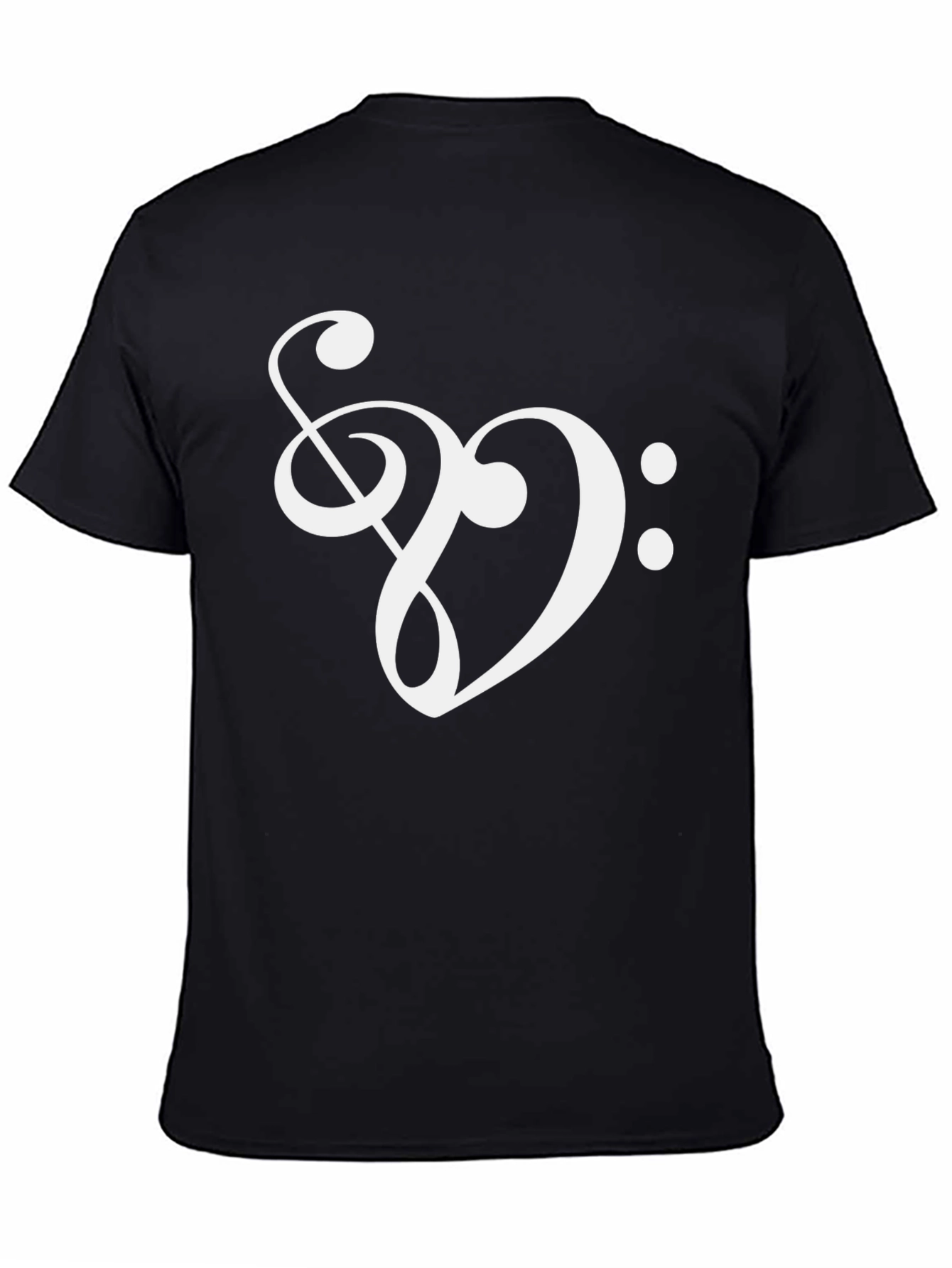 Musical Note Heart T-Shirt - Unique Music Lover Gift