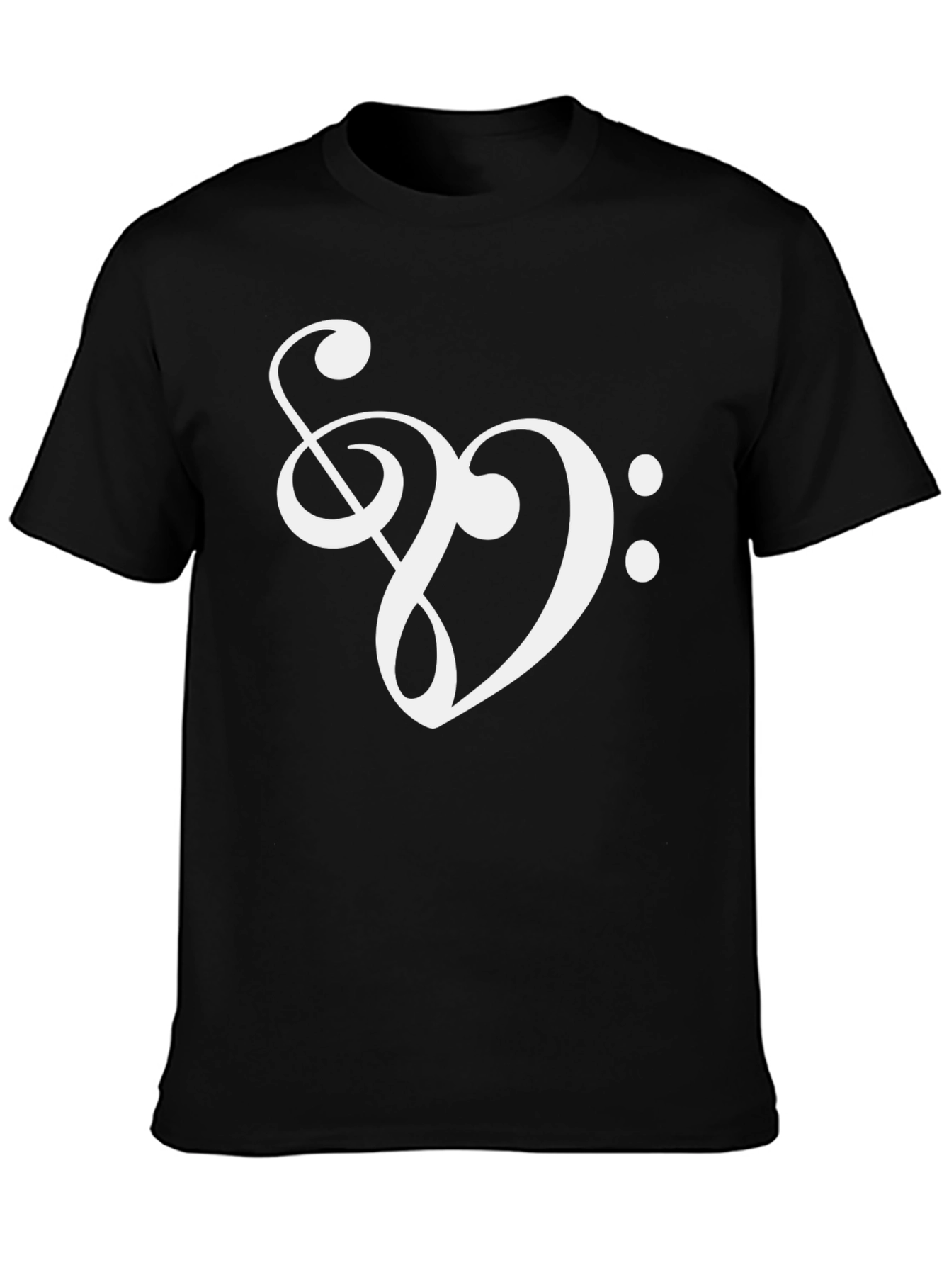 Musical Note Heart T-Shirt - Unique Music Lover Gift