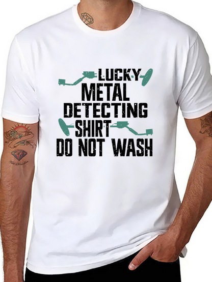 Lucky Metal Detecting Shirt - Funny Hobby Tee