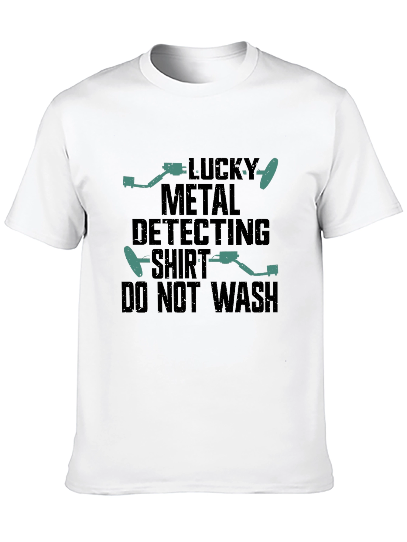 Lucky Metal Detecting Shirt - Funny Hobby Tee