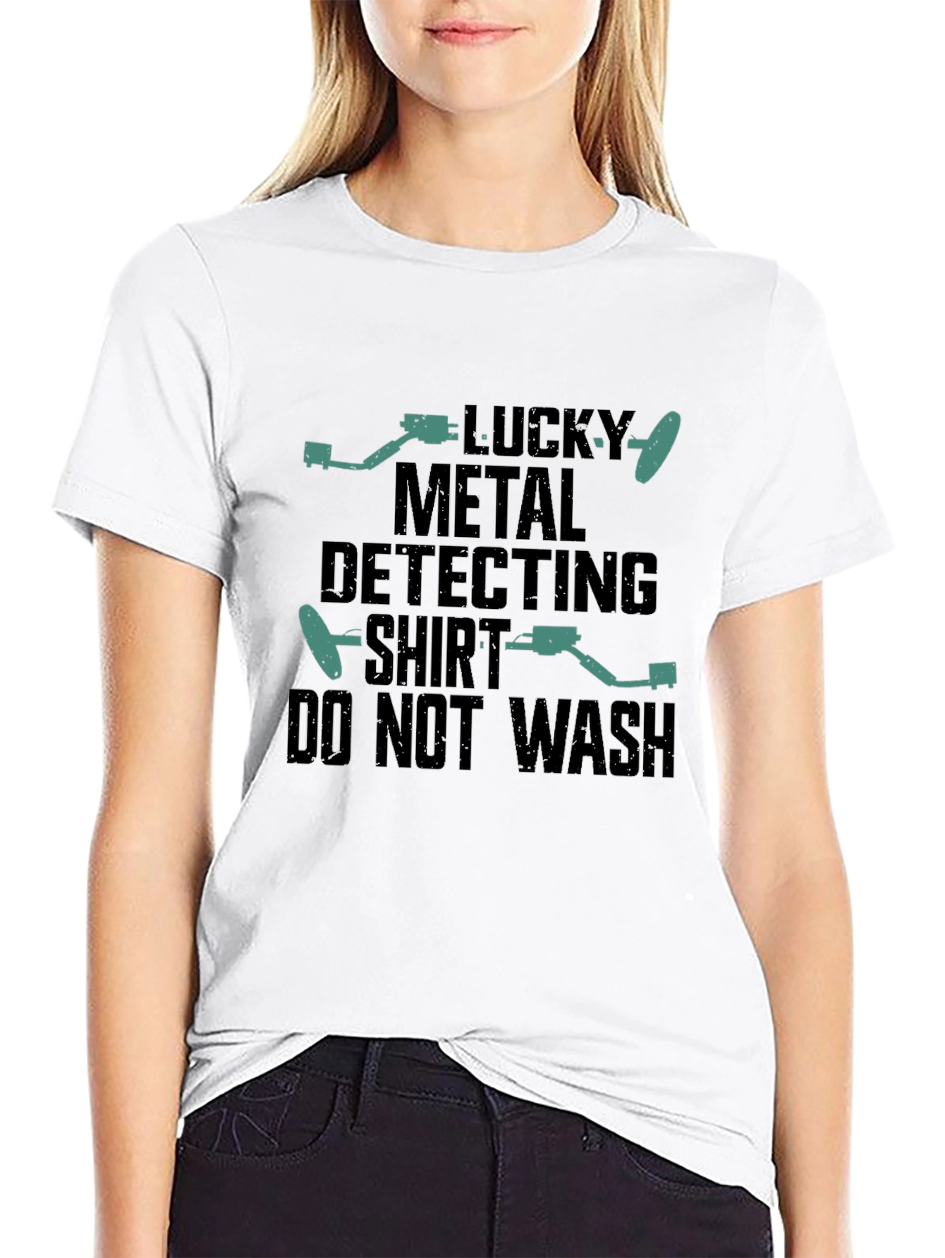 Lucky Metal Detecting Shirt - Funny Hobby Tee