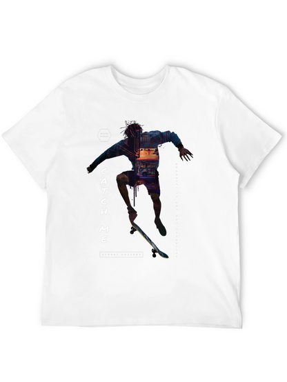 Skate Culture T-Shirt - Catch Me Black Tee