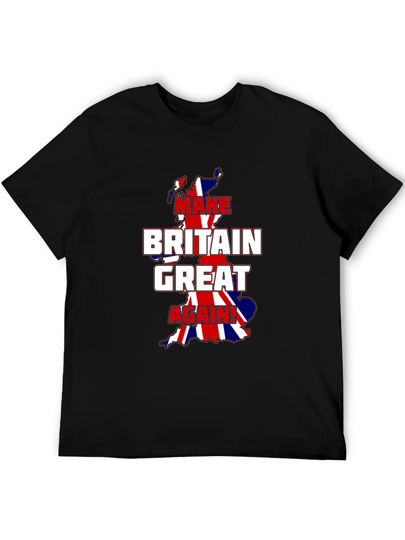 Make Britain Great Again T-Shirt - Union Jack Map