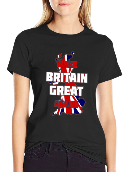 Make Britain Great Again T-Shirt - Union Jack Map