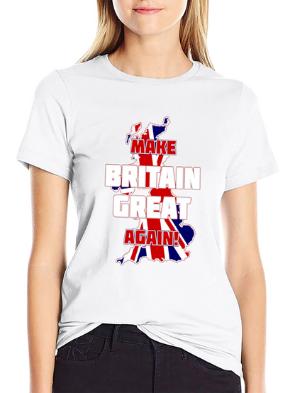 Make Britain Great Again T-Shirt - Union Jack Map