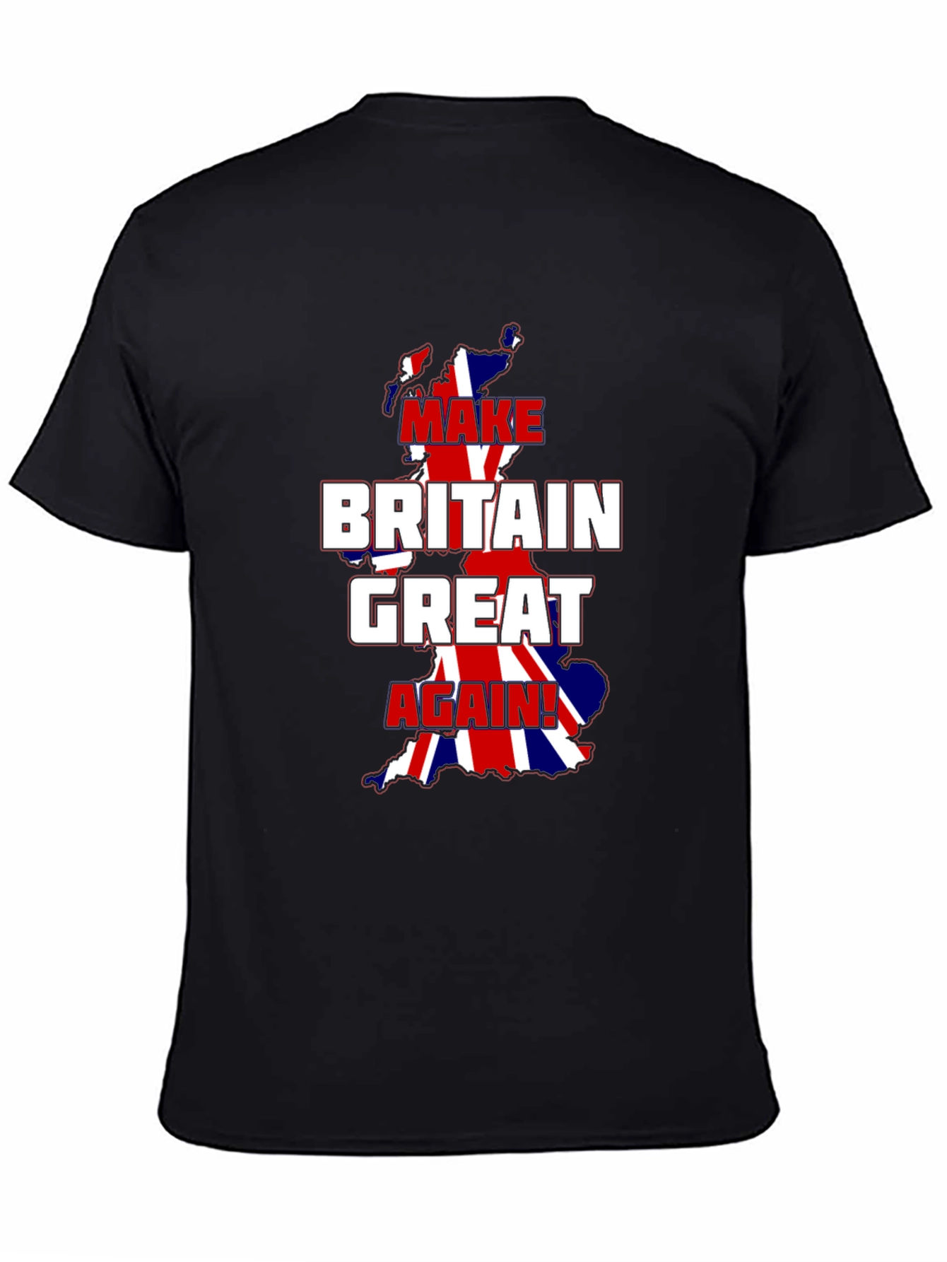 Make Britain Great Again T-Shirt - Union Jack Map