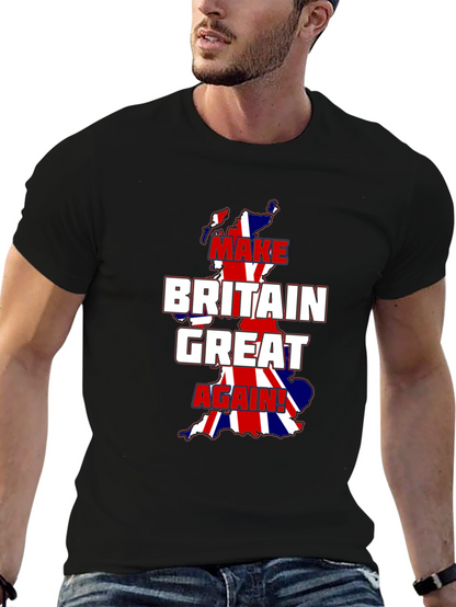 Make Britain Great Again T-Shirt - Union Jack Map