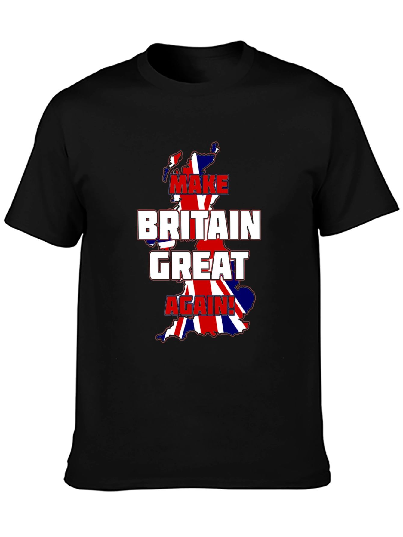 Make Britain Great Again T-Shirt - Union Jack Map