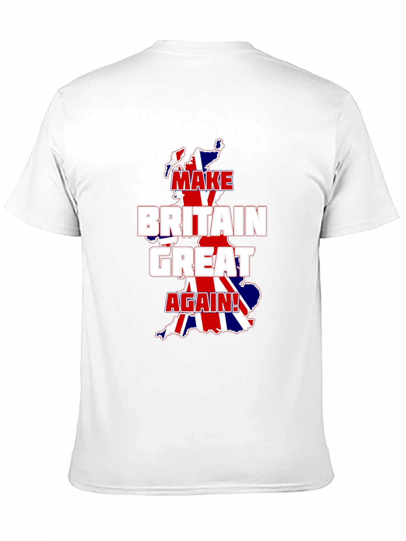 Make Britain Great Again T-Shirt - Union Jack Map