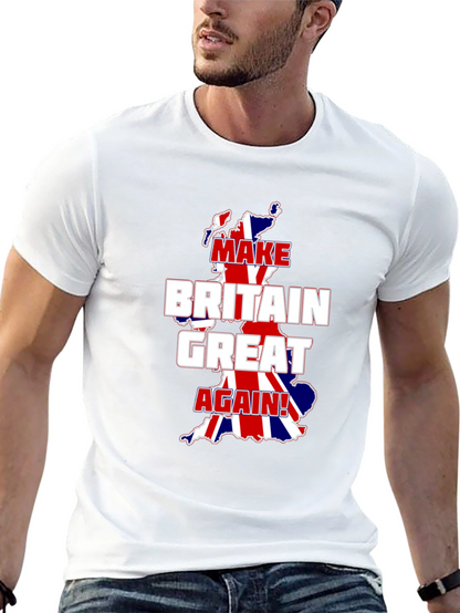 Make Britain Great Again T-Shirt - Union Jack Map